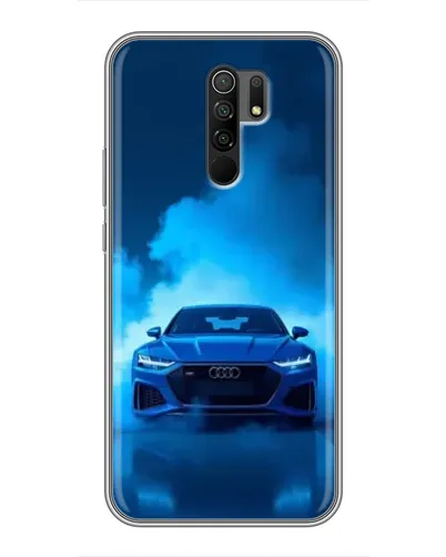 Чехол для Xiaomi Redmi 9 с картинкой «Audi — голубая энергия»