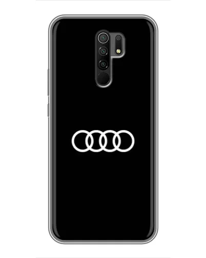 Чехол для Xiaomi Redmi 9 с картинкой «Audi White Logo»