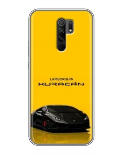 Чехол для Xiaomi Redmi 9 с картинкой «Lamborghini Huracan черный»