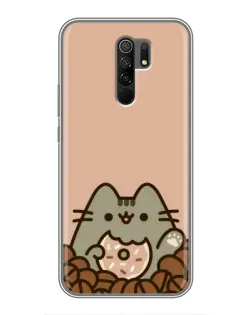 Чехол для Xiaomi Redmi 9 с картинкой «Кофейный Пушин»