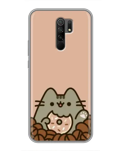 Чехол для Xiaomi Redmi 9 с картинкой «Кофейный Пушин»
