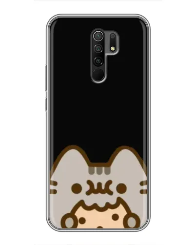 Чехол для Xiaomi Redmi 9 с картинкой «Пушин на черном»