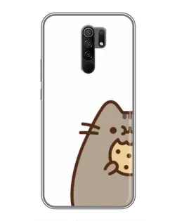 Чехол для Xiaomi Redmi 9 с картинкой «Пушин с печеньем»