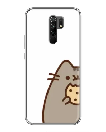 Чехол для Xiaomi Redmi 9 с картинкой «Пушин с печеньем»