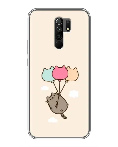 Чехол для Xiaomi Redmi 9 с картинкой «Пушин на шариках»