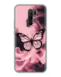 Чохол для Xiaomi Redmi 9 з картинкою «Метелик у диму» Чохол для Xiaomi Redmi 9 з картинкою «Метелик у диму»