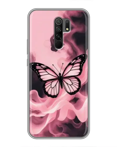 Чехол для Xiaomi Redmi 9 с картинкой «Бабочка в дыму» Чехол для Xiaomi Redmi 9 с картинкой «Бабочка в дыму»