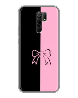 Чехол для Xiaomi Redmi 9 с картинкой «Половинки банта»