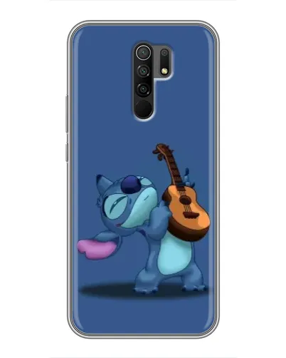 Чехол для Xiaomi Redmi 9 с картинкой «Стич с укулеле»