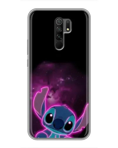 Чехол для Xiaomi Redmi 9 с картинкой «Неоновый Stitch»
