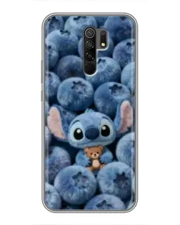Чехол для Xiaomi Redmi 9 с картинкой «Стич и голубика» Чехол для Xiaomi Redmi 9 с картинкой «Стич и голубика»