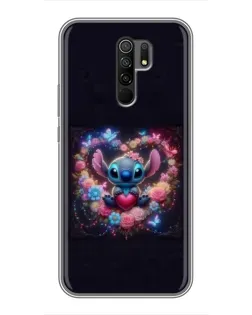 Чехол для Xiaomi Redmi 9 с картинкой «Stitch в цветах» Чехол для Xiaomi Redmi 9 с картинкой «Stitch в цветах»