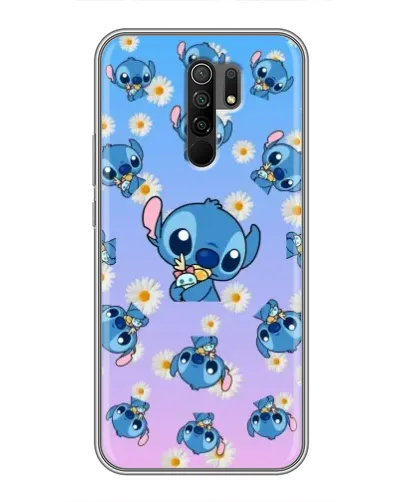 Чехол для Xiaomi Redmi 9 с картинкой «Паттерн со Стичем»