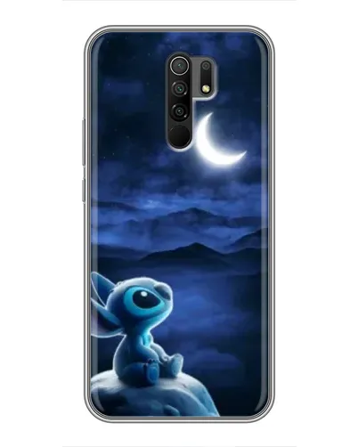 Чехол для Xiaomi Redmi 9 с картинкой «Лунная ночь Стича»