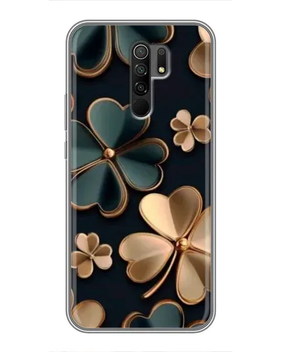 Чехол для Xiaomi Redmi 9 с картинкой «Клевер в золоте» Чехол для Xiaomi Redmi 9 с картинкой «Клевер в золоте»