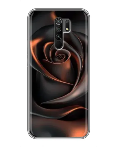 Чехол для Xiaomi Redmi 9 с картинкой «Шелковая черная роза» Чехол для Xiaomi Redmi 9 с картинкой «Шелковая черная роза»
