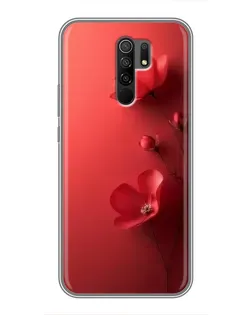 Чохол для Xiaomi Redmi 9 з картинкою «Макові суцвіття»