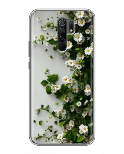 Чехол для Xiaomi Redmi 9 с картинкой «Ветка мелких белых цветов» Чехол для Xiaomi Redmi 9 с картинкой «Ветка мелких белых цветов»