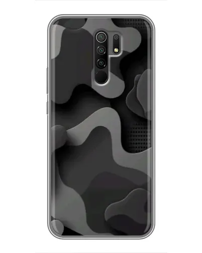 Чехол для Xiaomi Redmi 9 с картинкой «Темный абстрактный камуфляж» Чехол для Xiaomi Redmi 9 с картинкой «Темный абстрактный камуфляж»