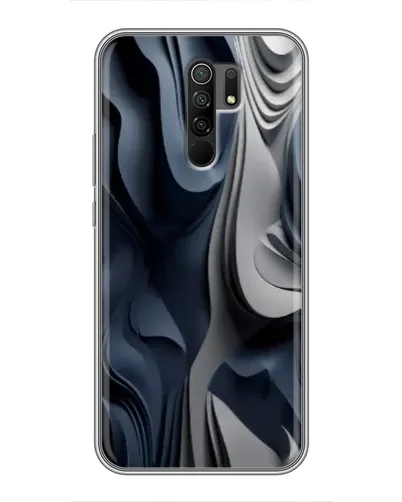 Чехол для Xiaomi Redmi 9 с картинкой «Объемные синие складки» Чехол для Xiaomi Redmi 9 с картинкой «Объемные синие складки»