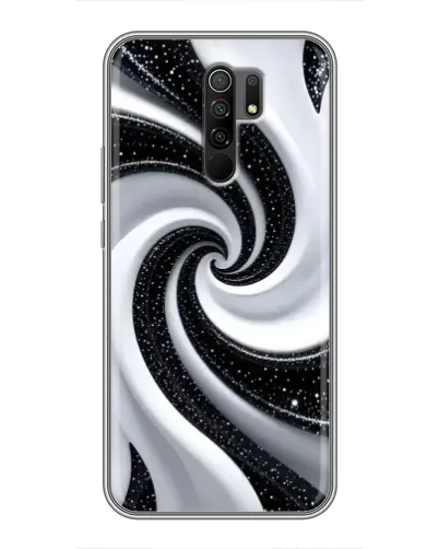 Чехол для Xiaomi Redmi 9 с картинкой «Черно-белая спираль» Чехол для Xiaomi Redmi 9 с картинкой «Черно-белая спираль»