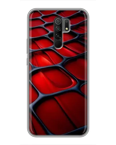 Чехол для Xiaomi Redmi 9 с картинкой «Красная глянцевая сетка» Чехол для Xiaomi Redmi 9 с картинкой «Красная глянцевая сетка»