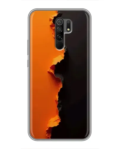 Чехол для Xiaomi Redmi 9 с картинкой «Оранжевый разлом» Чехол для Xiaomi Redmi 9 с картинкой «Оранжевый разлом»