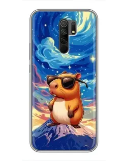 Чехол для Xiaomi Redmi 9 с картинкой «Капибара Ван Гога»