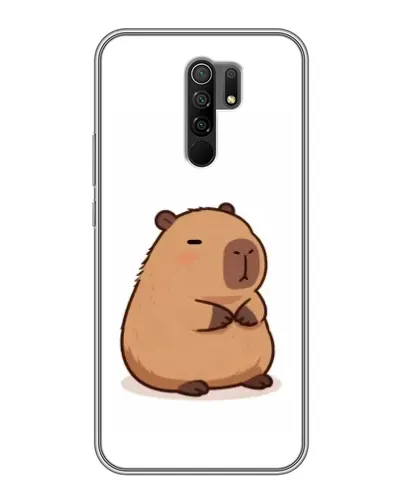 Чехол для Xiaomi Redmi 9 с картинкой «Толстенькая капибара»
