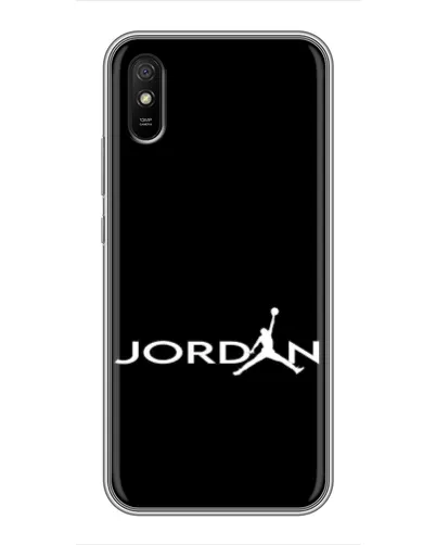 Чехол для Xiaomi Redmi 9A с картинкой «Jordan White Logo»