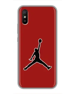 Чехол для Xiaomi Redmi 9A с картинкой «Jordan Red Back»