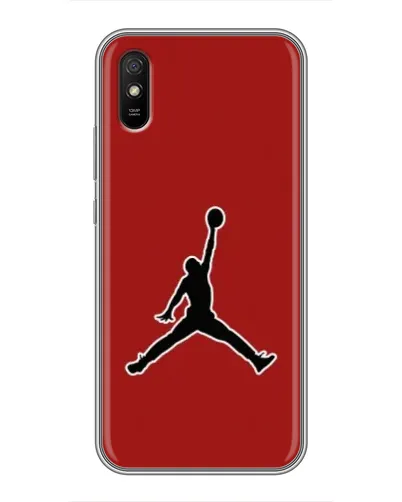 Чехол для Xiaomi Redmi 9A с картинкой «Jordan Red Back»