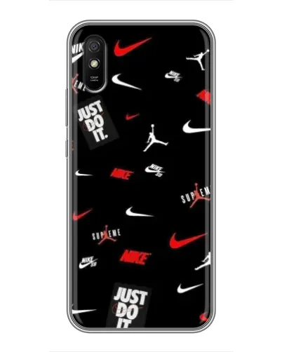 Чехол для Xiaomi Redmi 9A с картинкой «Nike Mix Pattern»