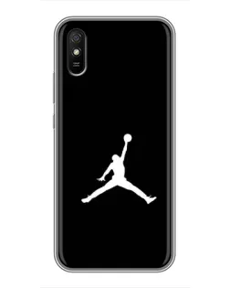 Чехол для Xiaomi Redmi 9A с картинкой «Jordan Silhouette»