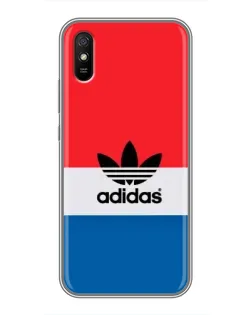 Чехол для Xiaomi Redmi 9A с картинкой «Ретро блоки Adidas»