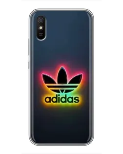 Чехол для Xiaomi Redmi 9A с картинкой «Неоновый Adidas»