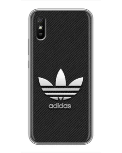 Чехол для Xiaomi Redmi 9A с картинкой «Adidas Карбоновая текстура»