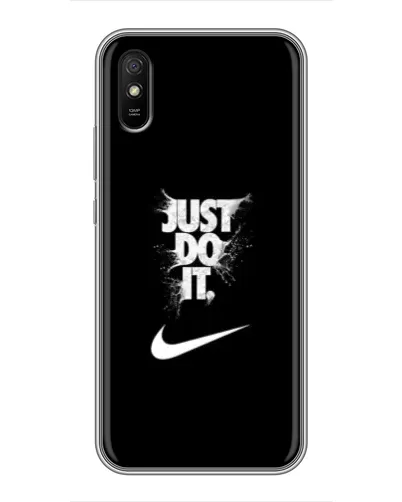 Чехол для Xiaomi Redmi 9A с картинкой «Текстовый принт Nike»