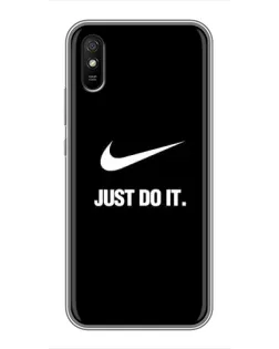 Чехол для Xiaomi Redmi 9A с картинкой «Классический принт Nike»