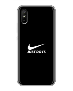 Чехол для Xiaomi Redmi 9A с картинкой «Минимализм от Nike»