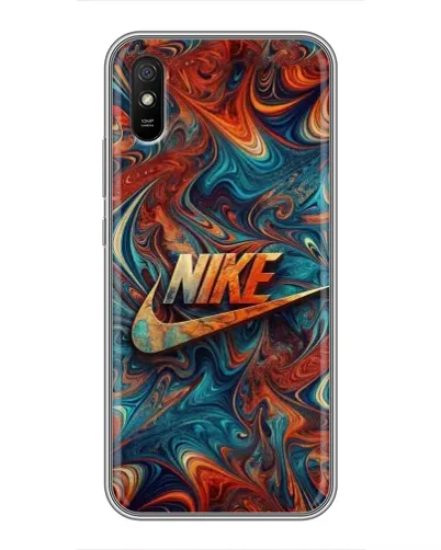 Чехол для Xiaomi Redmi 9A с картинкой «Nike в абстракции»