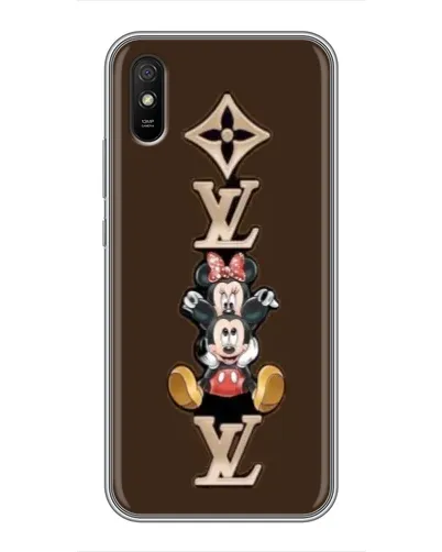 Чехол для Xiaomi Redmi 9A с картинкой «LV и Микки Маус»