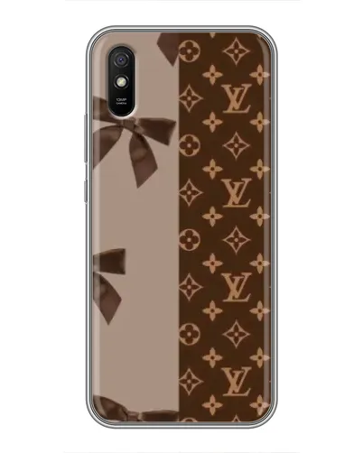 Чехол для Xiaomi Redmi 9A с картинкой «Louis Vuitton — банты»