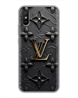 Чехол для Xiaomi Redmi 9A с картинкой «Кожаная текстура LV»
