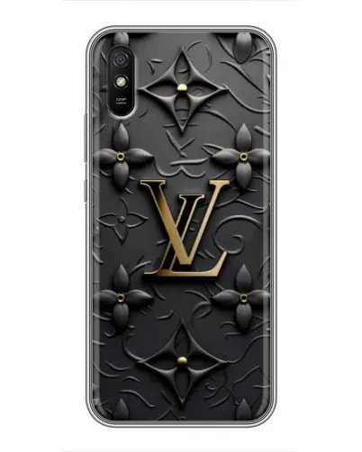 Чехол для Xiaomi Redmi 9A с картинкой «Кожаная текстура LV»