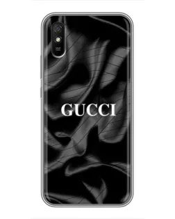 Чехол для Xiaomi Redmi 9A с картинкой «Gucci — шелковые волны» Чехол для Xiaomi Redmi 9A с картинкой «Gucci — шелковые волны»
