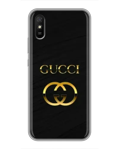 Чехол для Xiaomi Redmi 9A с картинкой «Золотой логотип Gucci»