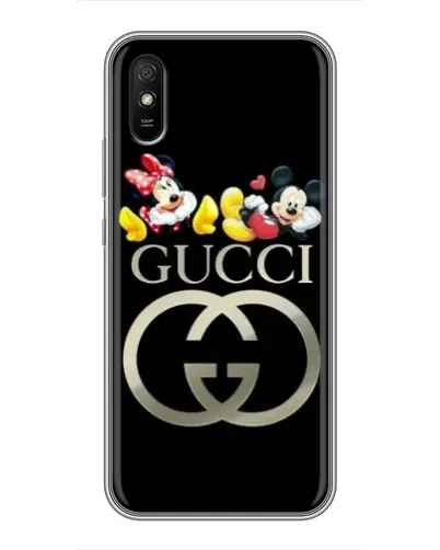 Чехол для Xiaomi Redmi 9A с картинкой «Gucci — герои Disney»