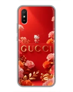 Чехол для Xiaomi Redmi 9A с картинкой «Gucci — золотой сад»