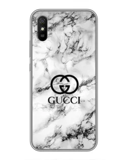 Чехол для Xiaomi Redmi 9A с картинкой «Gucci — мраморный шик»
